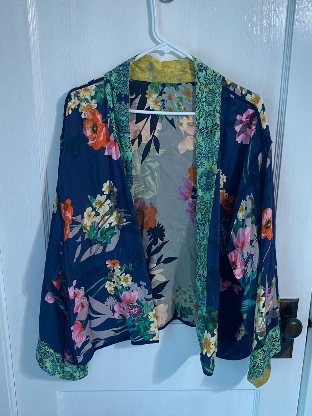 Johnny Was Rebecca reversible floral kimono - NWT